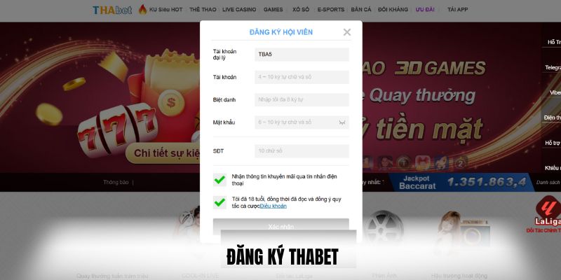 Đăng Ký Thabet – Các Bước Tham Gia Cá Cược Nhanh Chóng